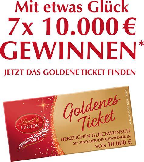 Gewinn-Ticket und Code auf Lindt Produkten