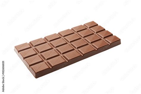 Gezeichnete Tafel Schokolade mit Beschriftung der Rippen und Reihen
