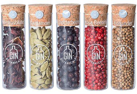 Gin botanicals Übersicht