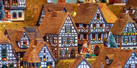 Gingerbread Lane, das weltgrößte Lebkuchendorf in New York
