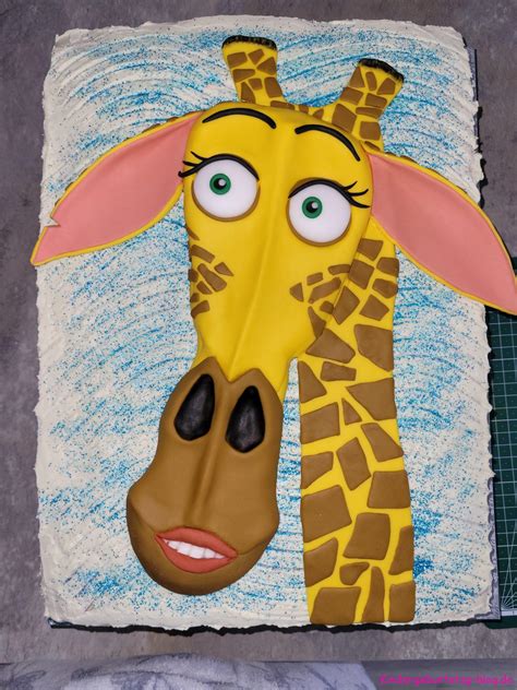 Giraffen-Kuchen: Muster-Infografik (hell/dunkel, Schichten, Kakao)