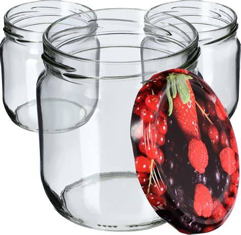 Gläser mit Goldrand - Geschenkidee für Marmeladen
