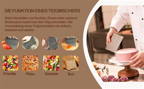 Glätten der Außenbuttercreme an der Torte mit Teigkarte