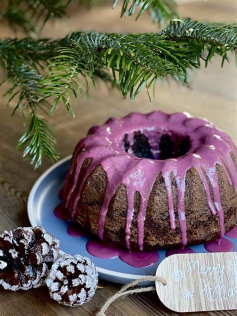 Glühweinkuchen im Ofen