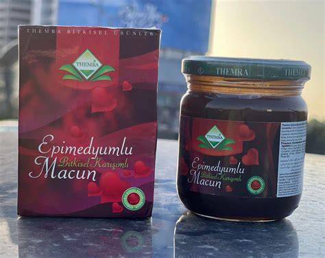 Glas Epimedium Macun Paste auf Honigbasis
