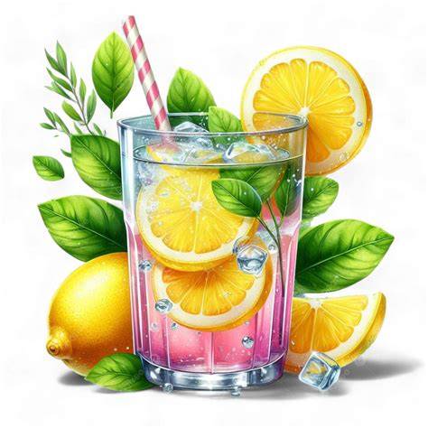 Glas mit Hachimitsu Lemon, Zitronenscheiben und Honiglöffel