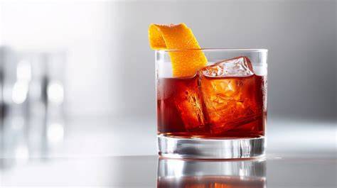 Glas mit Lebkuchenkakao-Pulver und getrockneter Orangenschale