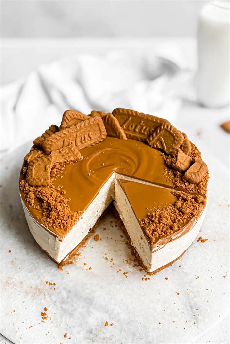 Glatter Lotus Cheesecake in Springform