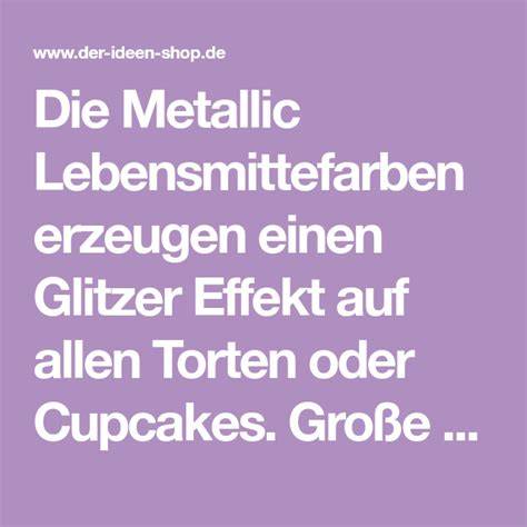 Glitzer-Streusel auf Cupcakes und Torten