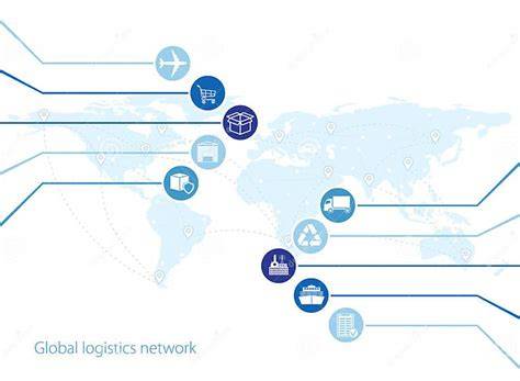 Globale Standorte der WAWI-Gruppe und Logistiknetz