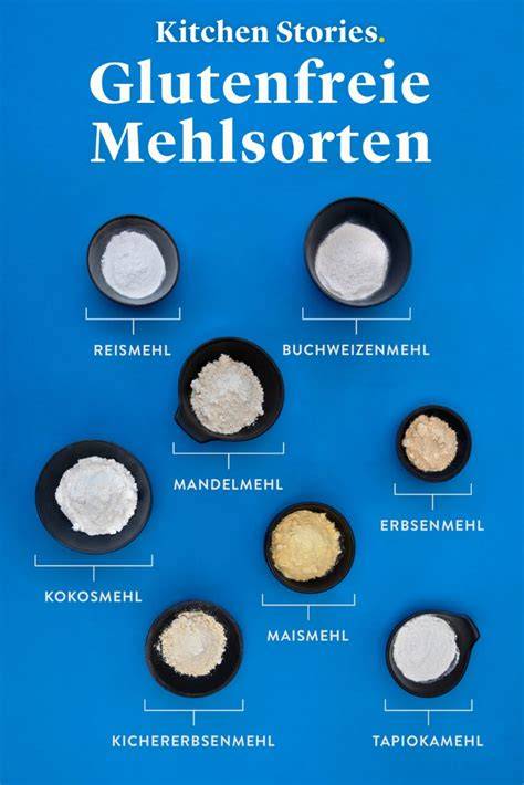Glutenfreie Backmischung, Mehlsorten und Bindemittel auf einen Blick