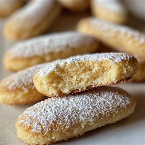 Glutenfreie Löffelbiskuits aus Mandeln und Erythrit