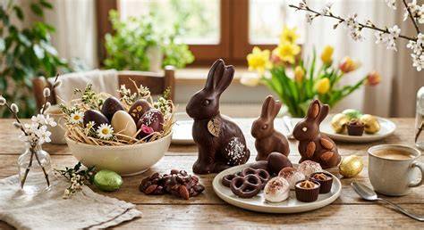 Glutenfreie Oster-Spezialitäten: Pralinen, Hasen, Eier
