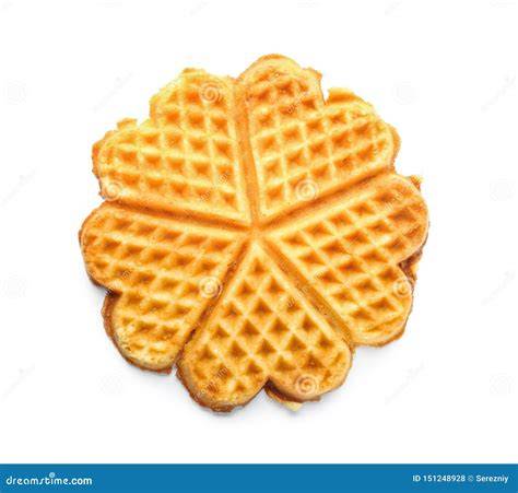 Glutenfreie Waffeln und Zutaten auf weißem Hintergrund