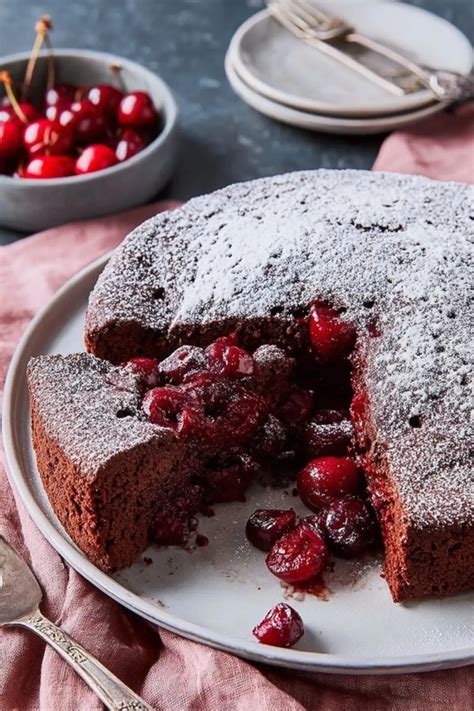 Glutenhaltige Zutaten im Schoko Kirsch Kuchen
