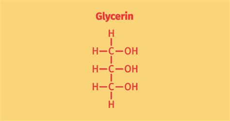 Glycerin Strukturformel