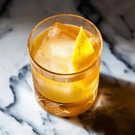 Goldene Wabe Cocktail mit Honig Whiskey