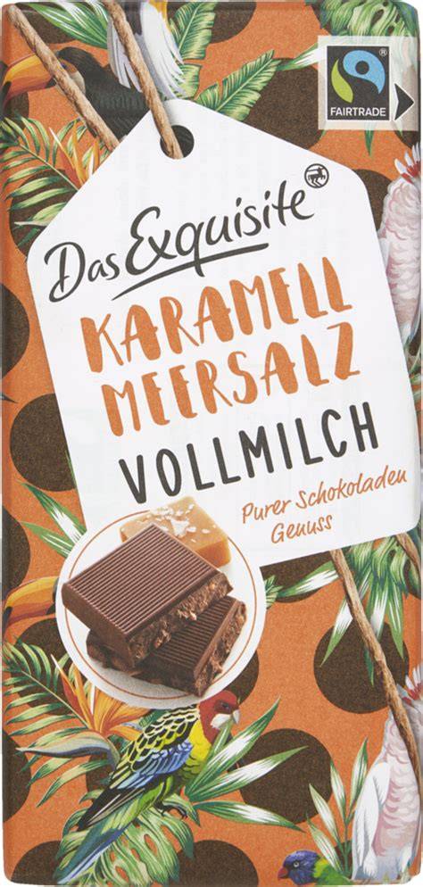 Gourmet Schokoladenstücke mit Karamell und Meersalz