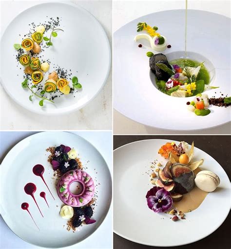 Gourmet-Dessert Teller - kreative Anrichtung