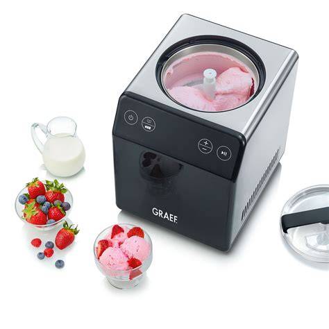 Graef Eismaschine IM700 mit Touchdisplay und Zutatenloch