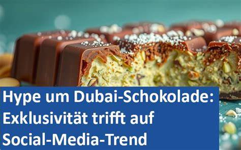 Grafik: Social-Media-Trend rund um Dubai-Schokolade