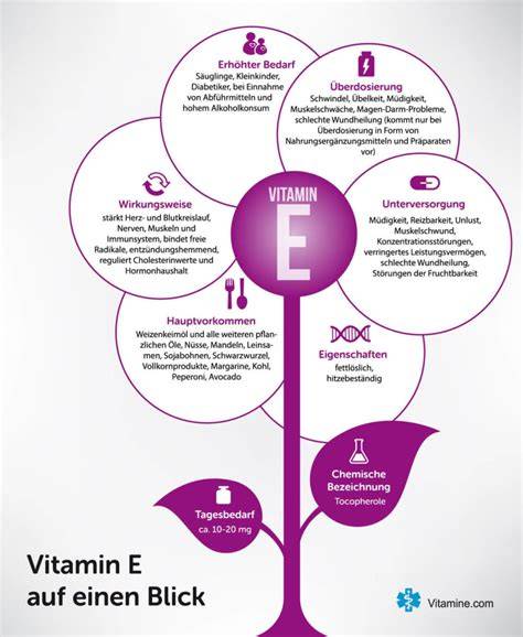 Grafik: Wirkungsweise von Vitamin A, C, E im Körper