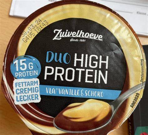 Grafik: Zwei-Schicht-Pudding (Schoko + Vanille) mit Stevia