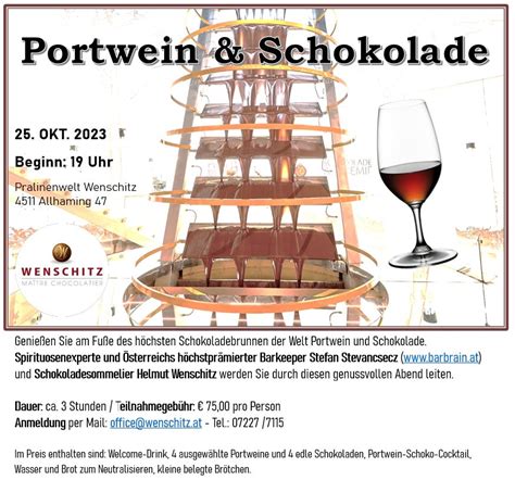 Grafik Aromakompatibilität Portwein und Schokolade