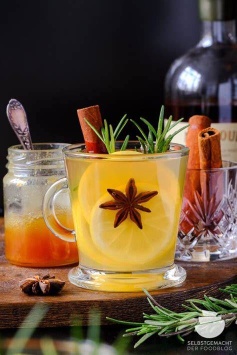 Grafik der Inhaltsstoffe von Hot Toddy mit Wirkung von Whisky, Honig und Zitrone