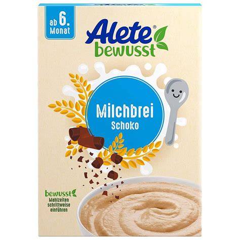 Grafik der Nährstoffverteilung im Alete Milchbrei Schoko