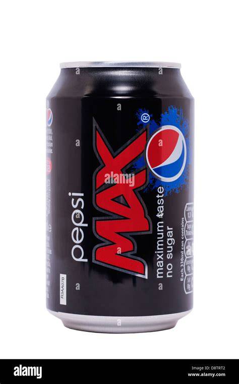 Grafik der typischen Nährwertangaben auf einer Pepsi Max Dose