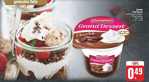 Grand Dessert Sorten und Preisübersicht