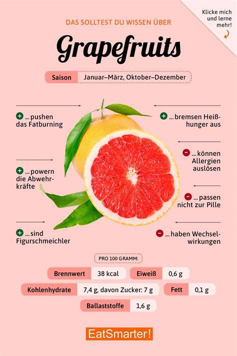 Grapefruit: Vielfältige Verwendungsmöglichkeiten, gesunde Nährwerte, Zuckergehalt