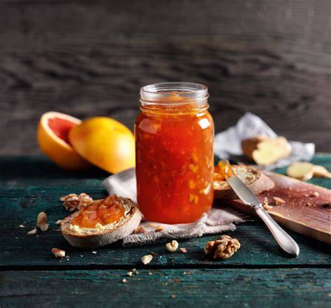 Grapefruit und Ingwer - Hauptzutaten für Marmelade