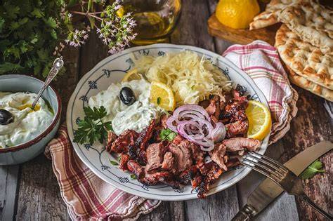 Griechisches Dessertbuffet mit Schokolade