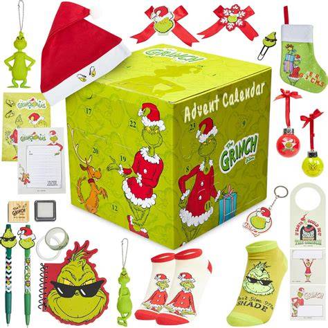 Grinch Adventskalender Motiv und Detailansicht