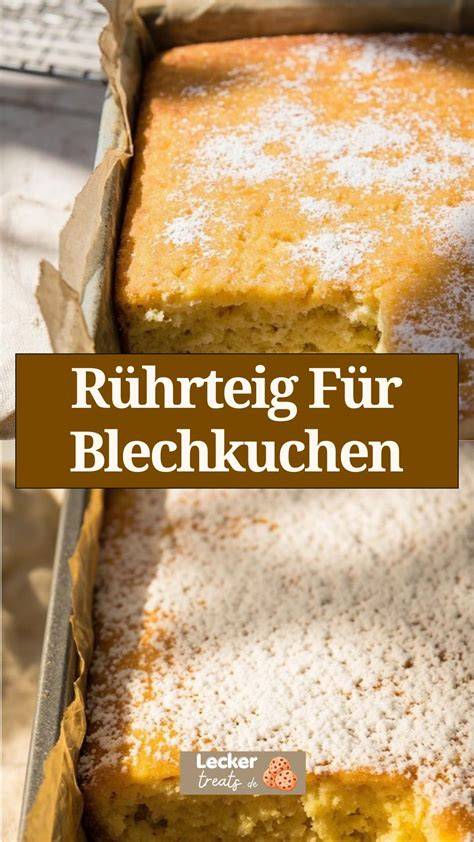 Grundzutaten für braunen Blechkuchen
