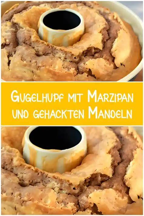 Gugelhupf-Servierplatte mit Zartbitterglasur und gehackten Mandeln