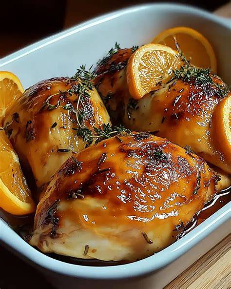 Hähnchen mit Honigglasur