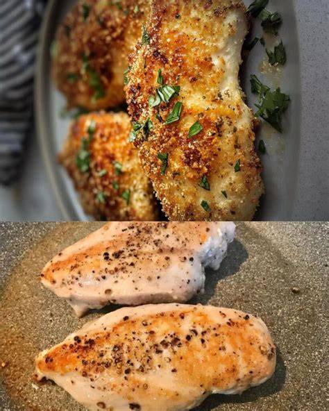 Hähnchenfilets vorbereiten, flachklopfen