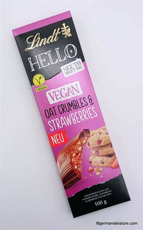 HELLO Vegan Oat Crumbles & Strawberries Tafel