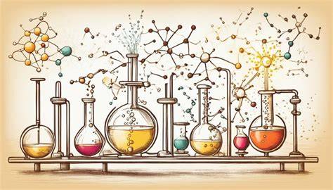 Haarschimmer-Aufhellungsprozess - Chemische Reaktion von Honig