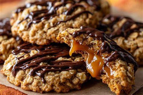 Hafercookies frisch gebacken