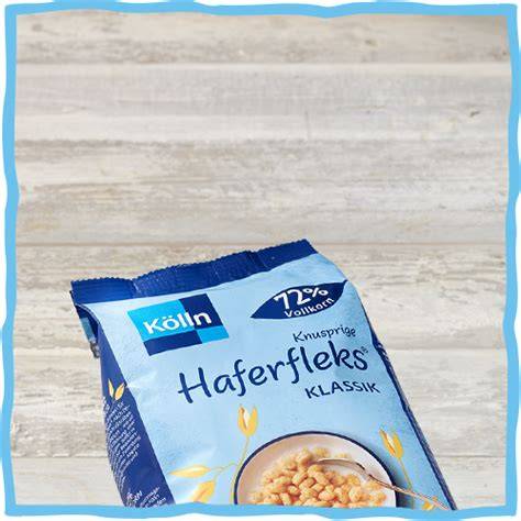 Haferflocken und Getreide für Kölln Haferfleks - Nahaufnahme