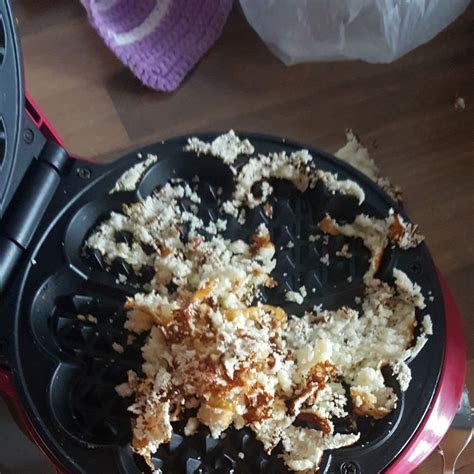 Haferflockenwaffeln mit Kokosmehl bestreut