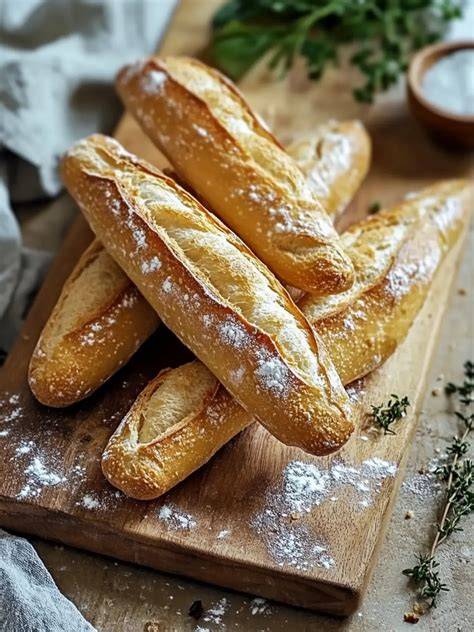 Halbgebackene Brote und Baguettes, für das eigene Zuhause