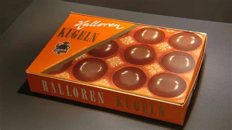 Halloren-Kugeln originale Verpackung