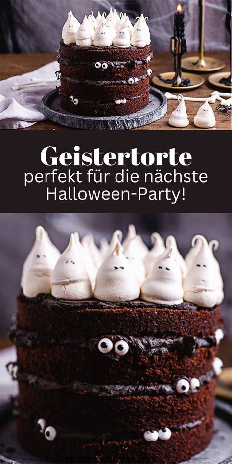 Halloween Party mit schwarzen Torten