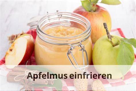 Haltbarkeit Apfelmus, Vorratslagerung, Apfelmus im Glas