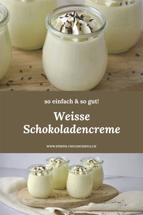 Haltbarkeit weiße Schokoladencreme im Kühlschrank